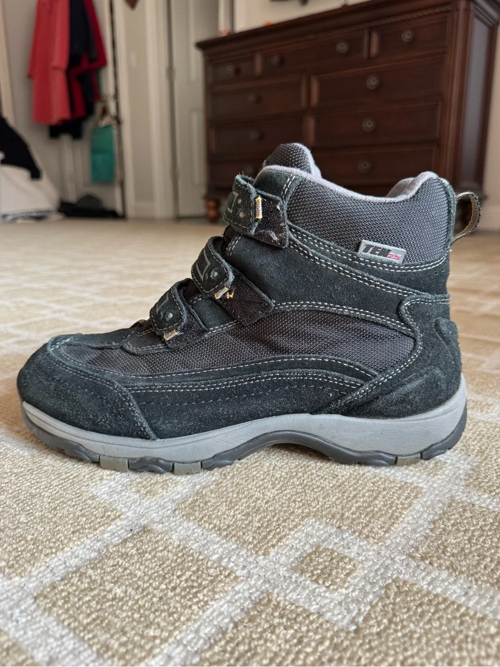 L.L.Bean TEK2.5 Waterproof Hiking Boots Black Size 9.5 Wide